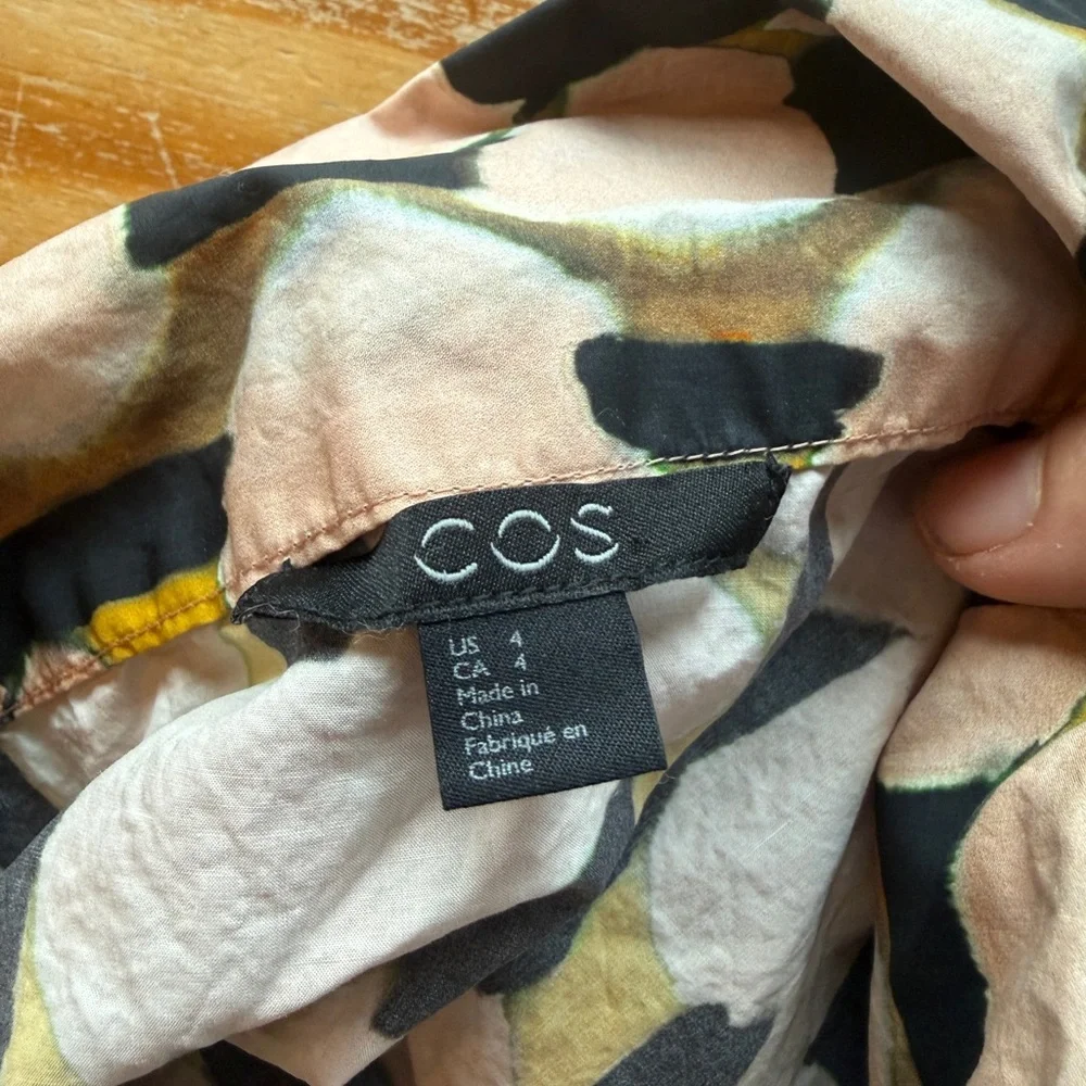 COS Geometric Patterned Blouse - Picture 5 of 6